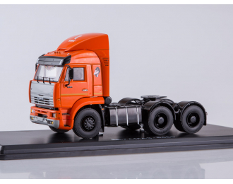 Камский грузовик 6460 седельный тягач, оранжевый