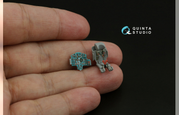 3D Декаль интерьера кабины МиГ-25ПД (ICM)