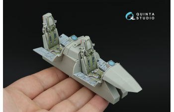 3D Декаль интерьера кабины Eurofighter Typhoon EF-2000B/2000T Двухместный (Trumpeter)