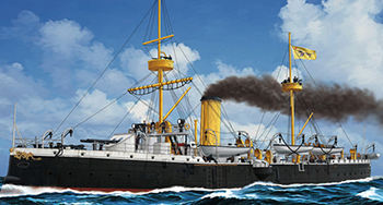 Сборная модель The Imperial Chinese Navy Protected Cruiser‘Chih Yuen’