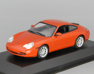 PORSCHE 911 Carrera (2001), orange red metallic