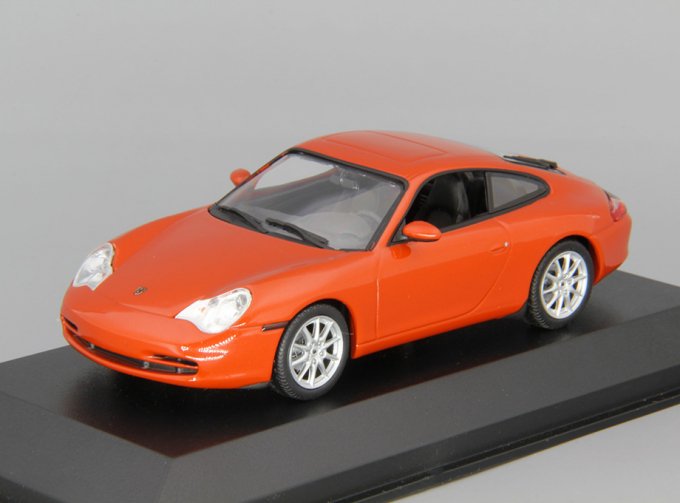 PORSCHE 911 Carrera (2001), orange red metallic