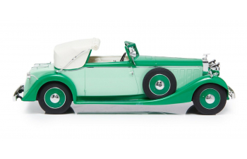 HISPANO SUIZA J12 Drophead-Coupé Fernandez Darrin open roof (1934), green