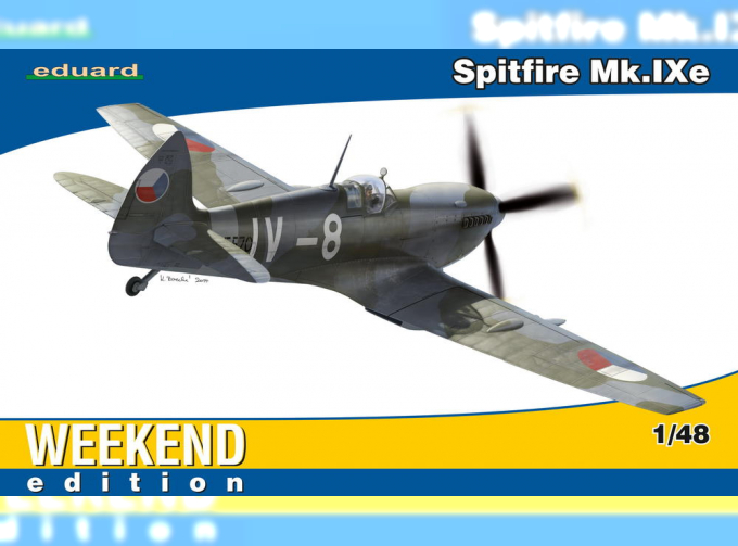 Сборная модель Британский истребитель Supermarine Spitfire MK.IXe