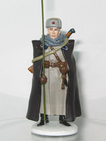 Фигурка Рядовой Донских казачьих частей в зимней форме, 1941г., Солдаты ВОВ №46