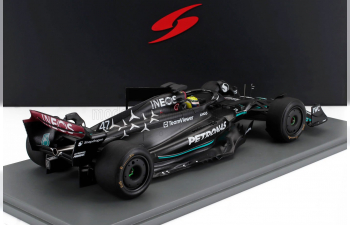 MERCEDES-BENZ-AMG F1 W14 TEAM Mercedes-AMG PETRONAS FORMULA ONE №47 Tires Test Spain GP 2023 Mick Schumacher , matt black 