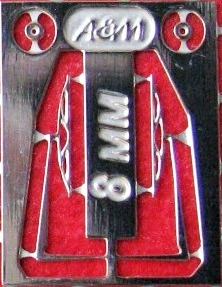 Фототравление Дворники 8мм, блестящий никель