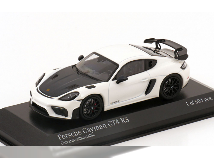 PORSCHE Cayman GT4 RS (982) rims black (2021), white carbon