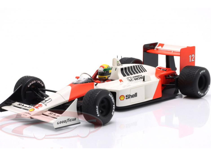 McLAREN MP4/4 №12 Winner British GP Formula 1 World champion Ayrton Senna (1988)