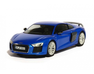 AUDI R8 V10 plus (2015), blue