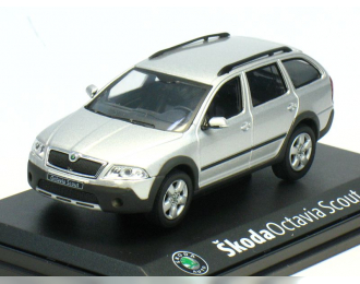 SKODA Octavia Combi Scout (2008), silver brilliant metallic