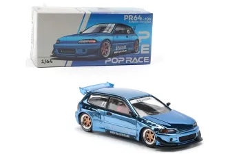 HONDA Pandem Civic EG6, blue chrome