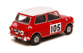 MORRIS Cooper #105 R.Aaltonen / A.Ambrose, Rallye Monte Carlo 1964