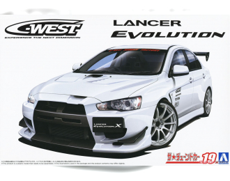 Сборная модель Mitsubishi Lancer Evolution X C-West