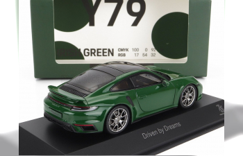 PORSCHE 911 992 Turbo S Coupe (2021), Green