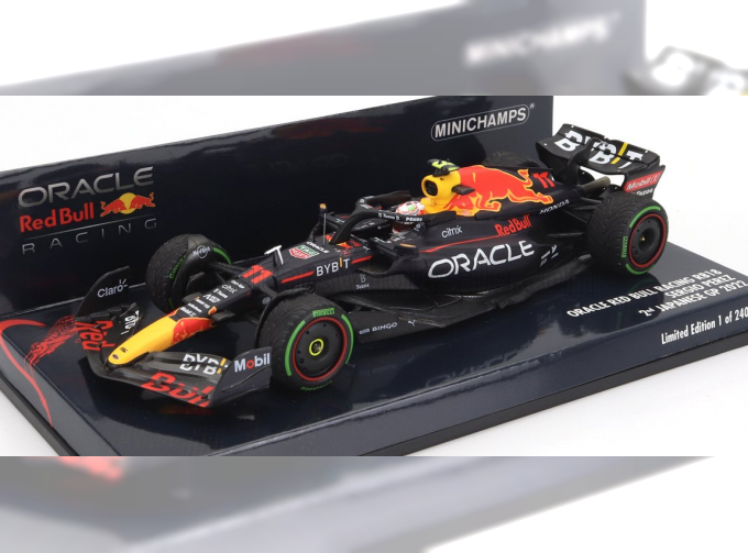 RED BULL F1 Rb18 Team Oracle Red Bull Racing №11 2nd Japan Gp (2022) Sergio Perez, Matt Blue Yellow Red