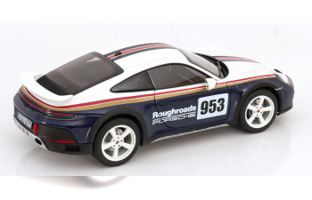 PORSCHE 911 Dakar Roughroads (2023), blue white red