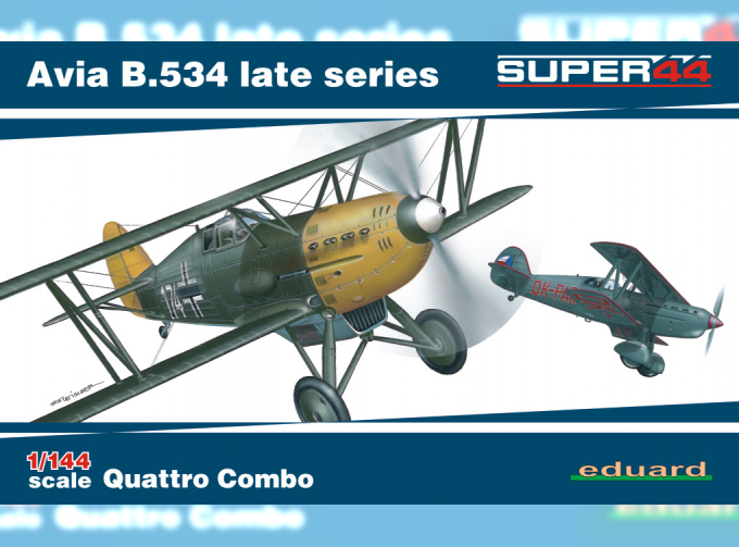 Сборная модель Avia B.534 late series Quattro Combo (Четыре модели в коробке)