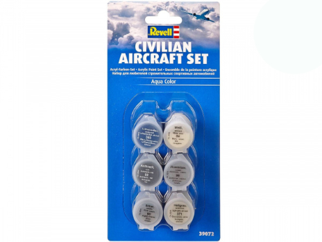 Набор акриловых красок Гражданский самолет