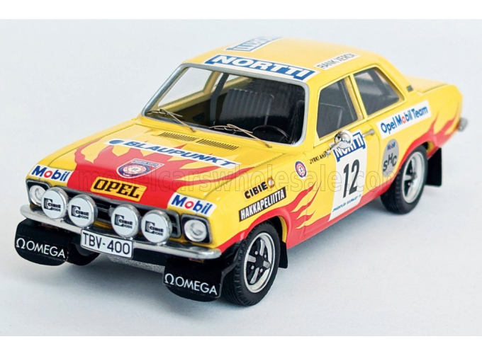 OPEL Ascona (night version) №12 RALLY 1000 LAKES (1973) HANNU PALIN - JYRKI AHAVA