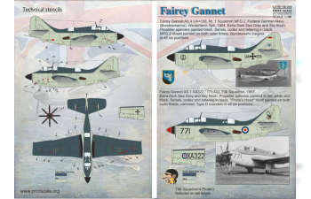 Декаль Fairey Gannet