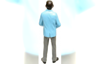 FIGURES Ladro - Robber Ii, Light Blue Grey