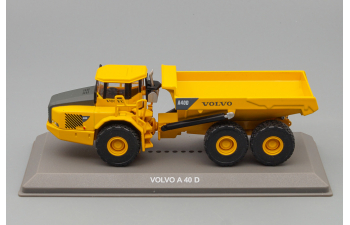 VOLVO A40d Truck Cassonato Ribaltabile Cava Mineraria Tractor 3-assi (2001), Yellow Black