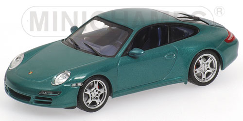 PORSCHE 911 Carrera S (2004), green metallic