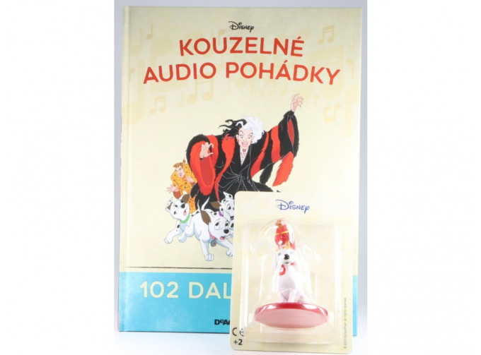 Волшебные аудиосказки Дисней: 102 далматинца - книга с фигуркой №77