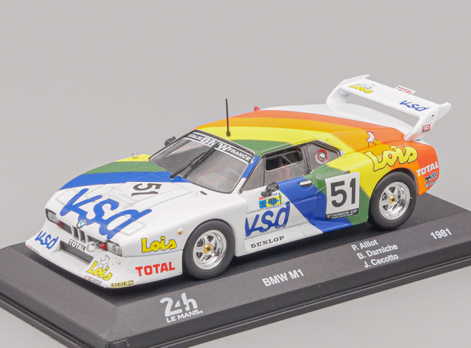 BMW M1 M88 3.5l S6 Team Oreca #51 Philippe Alliot / Bernard Darniche / Johnny Cecotto (1981), 24h Le Mans Collection
