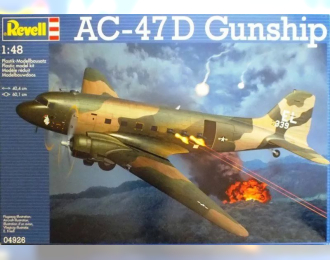 Сборная модель Американский штурмовой самолет AC-47D Gunship