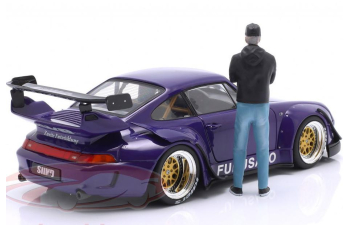 PORSCHE 911 (993) RWB Rauh-Welt "Furusato", purple