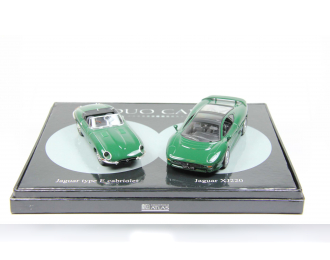 JAGUAR E-Type Cabrio & Jaguar XJ220, серия Duo Cars, green