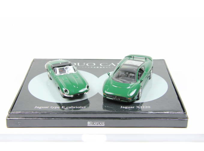 JAGUAR E-Type Cabrio & Jaguar XJ220, серия Duo Cars, green