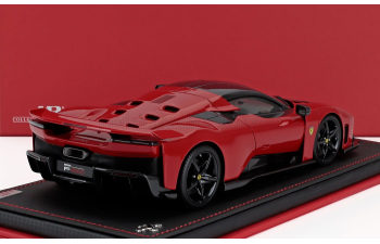 FERRARI F80 (2024) - Con Vetrina - With Showcase, Rosso Corsa - Red