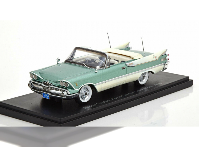 DODGE Customs Royal Lancer Convertible 1959 Metallic Light Green/White