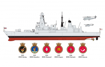 Сборная модель Type 45 Destroyer