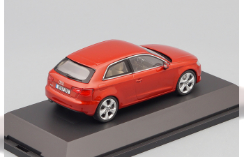 AUDI A3 3-dr (2012), red