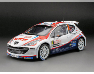 PEUGEOT 207 S2000 №2 P.Solberg Rally Automobile Monte Carlo (2011), white/red/black