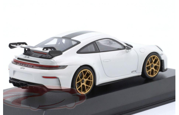 PORSCHE 911 GT3 (992.2) (2025), white / golden Rims