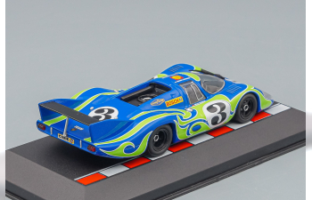 PORSCHE 917 LH Gerald Larousee (F) - Willy Kauhsen (D) #3 (1970), blue / green