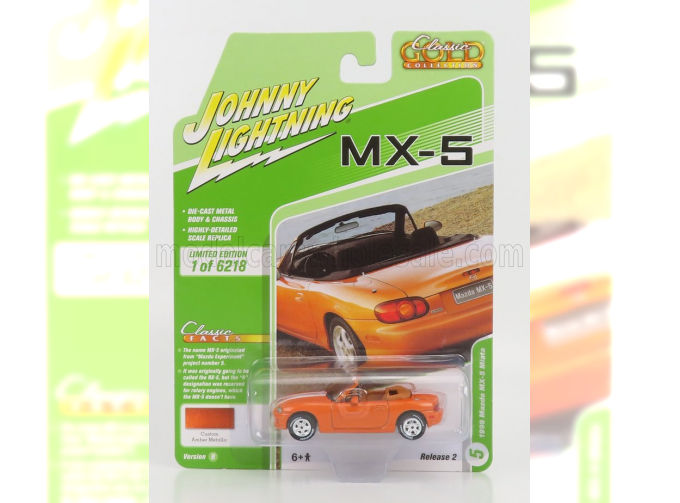 MAZDA Mx-5 Cabriolet Open (1999), Orange White