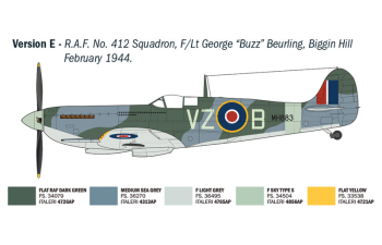 Сборная модель SUPERMARINE Spitfire Mk.ix Military Airplane 1941