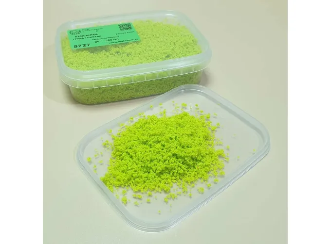 Присыпка листва/трава, мелкая зелёно-лаймовый, 200 мл