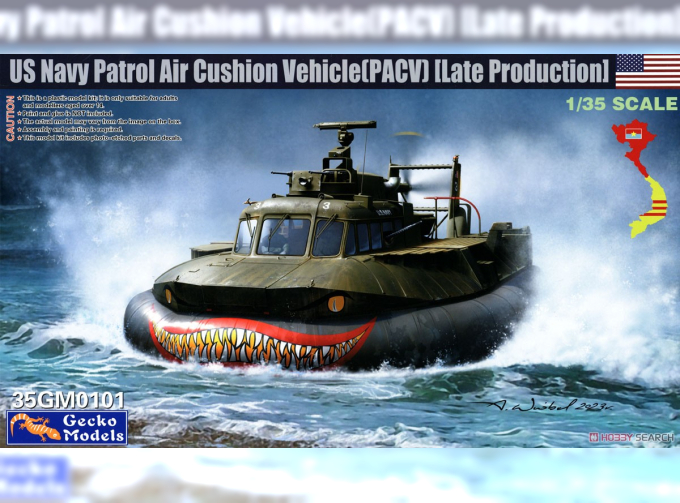 Сборная модел US Navy Patrol Air Cushion Vehicle(PACV)