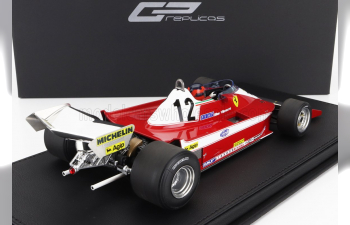 FERRARI F1 312t3 N 12 Winner Canada Gp (with Pilot Figure) 1978 Gilles Villeneuve - Con Vetrina - With Showcase, Red