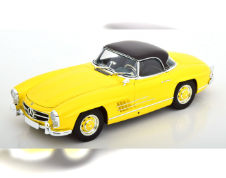 MERCEDES-BENZ 300 SL Roadster with removable Hardtop (1957), yellow black