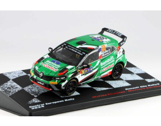 RENAULT Clio №38 Rallye 3 Central European Rally M.Chatillon/M.Cornuau (2024), green