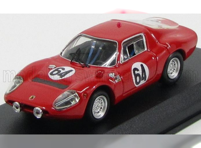 FIAT Abarth Ot1300 Team Ecurie Du Maine N 64 24h Le Mans 1967 Martin - Mesange, Red