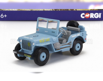 JEEP Willys Seabees Corp Military (1945) - Cm. 7.0, Light Blue